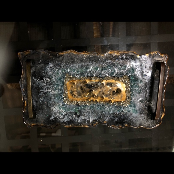 š«SOLDš«Geode tray with handles - Picture 3 of 4